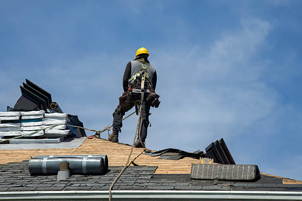 Professional Roof Installation technician working in Conneaut Lake, PA
